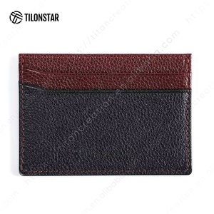 TILONSTAR TWW275 OEM Wholesale Slim Soft Pebble Pattern Leather <b>Card</b> <b>Holder</b> for Men Minimalist Genuine Leather RFID <b>Wallet</b> - Product Image 2