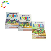 Libro de texto de alta calidad, juego completo de libro educativo personalizado para Primaria, Inglés