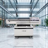 Imprimante hybride UV 6090 3 têtes I3200, imprimante UV DTF, imprimante UV à plat, machine d'impression UV pour objets ronds, appareils photo