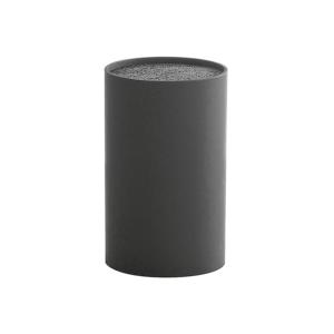 Knife <b>Block</b> <b>Plastic</b> 18cm 11cm Black with Bristle Insert - Product Image 1