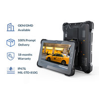 Tablet PC Robusta de 10 Pulgadas con Android 13, 4G, WIFI, BT, GPS, IP67, GPIO, RS232, CAN2.0b para Taxi