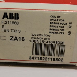 Bobina ZA16 1SBN151410R8006 para PLC - Product Image 1