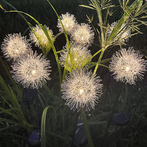 สวนพลังงานแสงอาทิตย์ทางเดินกลางแจ้งสวนสวนเสาอลูมิเนียมกันน้ำอุปกรณ์ตกแต่งคริสต์มาสไฟ LED ดอกไม้ปาร์ตี้วันหยุด - Product Image 3