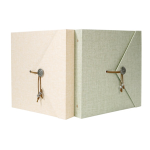 Bìa cứng hình ảnh cuốn sách Linen Album ảnh tùy chỉnh tự dính <span class=keywords><strong>DIY</strong></span> sổ lưu niệm Album ảnh cuốn sách cho đám cưới gia đình bé kỷ niệm - Product Image 2