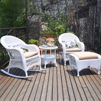 Table et chaise de jardin modernes Mobilier d'extérieur pour salon, salle à manger, cour, hôtel, parc