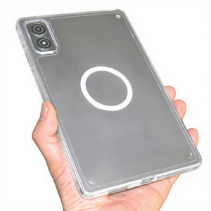 เคสแท็บเล็ตแบบใสพิเศษ ด้านหลังแข็ง ด้านข้างนิ่ม TPU พร้อมวงแหวนแม่เหล็ก ป้องกันรอบด้าน สำหรับ <span class=keywords><strong>Alldocube</strong></span> <span class=keywords><strong>Iplay</strong></span> 80 Mini Ultra - Product Image 1