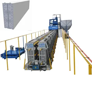 Eps cement sandwich panel machine/precaste concrete foamed wall panel fence production line / sip sandwich panel forming machine