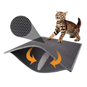 Waterproof Double Layer Cat Litter Trapper Mat Eva Cat Litter Mats