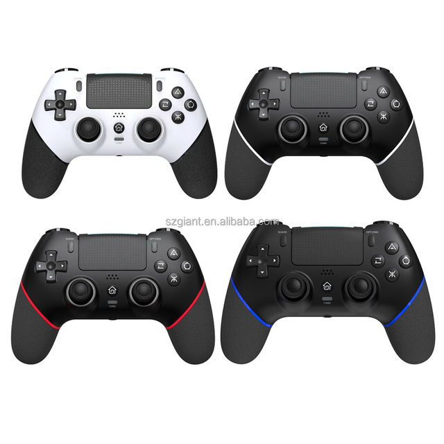 T48 Hall Effect Joystick Vibration BT Wireless Gamepad Six Axis Sensory Games Controller for PS4 Pro Slim PC Joypad TURBO Button