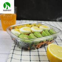 8 12 16 24 32 48 Oz Pet Plastic Transparante Clamshell Voedsel Lunchbox Wegwerp Fruitsalade Te Gaan containers