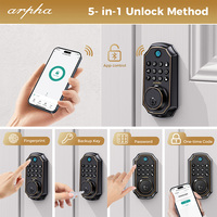 Cerradura Digital Inteligente Arpha D280W Compatible con Alexa y Google Assistant, para Puertas de Aluminio, Madera y Acero, con WiFi y App Tuya