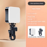 Lampe de remplissage LED HXC RVB pleine couleur, portable pour photographie, vlog, lumière Tofu, intensité réglable, batterie au lithium 5W