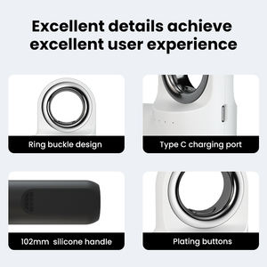 Fabrikpreis Luxus-<span class=keywords><strong>Massage</strong></span>-Mini-Massagepistole Ringgriff tiefes Gewebe ruhiges Perkussions-Mini-Massagegerät - Product Image 3