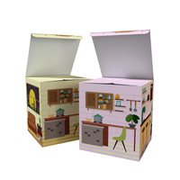 Cajas de Embalaje de Papel Plegables de la Mejor Calidad para Juguetes, Embalaje Personalizado para Muñecas de Juguete para Niños