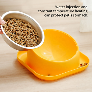 多宠物湿食品橡胶基础不锈钢碗耐用洗碗机防滑宠物水和食物猫狗碗 - Product Image 4