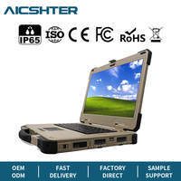 Nieuwe Intel Volledig Robuuste 15,6" Laptop 2 COM RS485 Woestijn Geel IP65 Aangepast Logo voor Geologische Onderzoeken Wi-Fi 6 voor 5.2