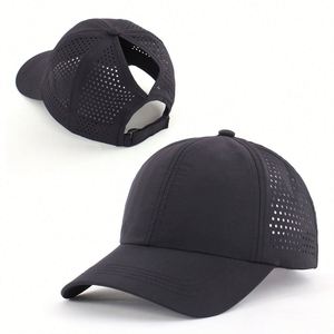 Gorra de Béisbol para Mujer con Protección Solar UPF 50+, Impermeable, de Secado Rápido, Ajustable, con Orificio para Cola de Caballo, para Correr, Senderismo, Golf, Deportes, Regalo Promocional - Product Image 2