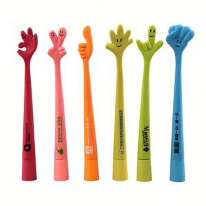 Best Promotional Cheap Plastic Stick <b>Pen</b> with Custom Logo Simple Cute Cartoon Promotion Ballpoint <b>Pen</b> Multi-color 1.0mm Tip - Product Image 3
