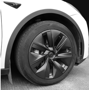 Enjoliveurs de roue de 19 pouces pour Tesla Model Y, protection intégrale des bords, style aérodynamique ABS noir - Product Image 4