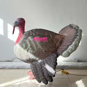Artair Inflatables 사용자 정의 휴일 마스코트 풍선 야생 터키 동물 모델