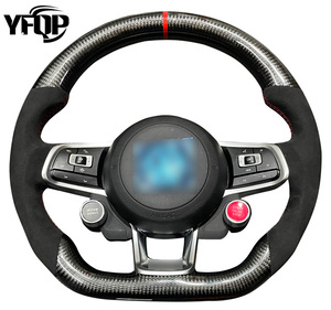 Forge de fibra de carbono para VW <span class=keywords><strong>Golf</strong></span> R Mk7 <span class=keywords><strong>Gti</strong></span> <span class=keywords><strong>Mk6</strong></span> actualización a nuevo modelo Plug and Play <span class=keywords><strong>volante</strong></span> personalizado - Product Image 6