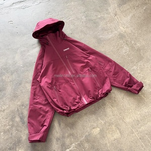 Wholesale Custom Windbreaker <b>Zip</b> <b>up</b> <b>Jackets</b> for Men High Quality Windproof Waterproof Nylon Coat Hard Shell Windbreaker <b>Jackets</b> - Product Image 1