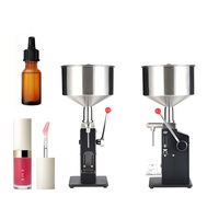 Machine de remplissage manuelle de liquides pour bouteilles en plastique et en verre de cosmétiques, chocolat et boissons