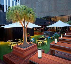 Lampe de table <span class=keywords><strong>solaire</strong></span> de bureau en plastique étanche pour l'extérieur, pour restaurant, jardin, cour, camping, café, bar - Product Image 5