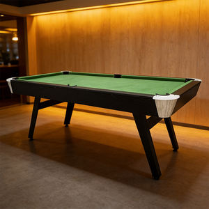 Mesa de billar profesional S.Q.F de 6 pies con tapete verde y marco de madera maciza para uso doméstico y en clubes. - Product Image 1