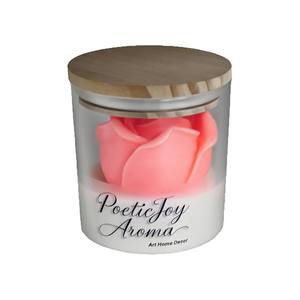 Bougie parfumée florale en stock, sans fumée, en cire de soja, cadeaux, faveurs de fête, articles décoratifs - Product Image 5