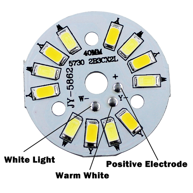 Dual-color Temperature 5730 LED Beads