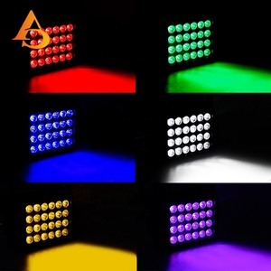 AICPOSE - Iluminación LED para Escenarios, Forma Cuadrada, 24 Piezas * 18 W, RGBWA UV 6 en 1, IP65, Luz Par - Product Image 6