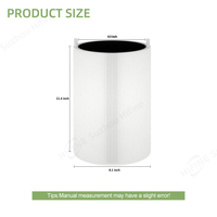 Filter Karbon Aktif HEPA Pengganti Hifine Efisiensi 99,99% untuk Pembersih Udara Blueair Blue Pure 411 411+ MINI Rumah Tangga Mobil
