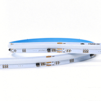 Bande LED COB RGBic haute densité 576 LED/m, éclairage uniforme, adressable SPI, changement de couleur, éclairage décoratif dynamique pour bar, conforme aux normes FCC CE RoHS