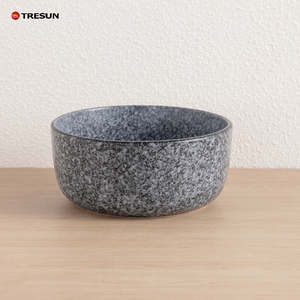 TRESUN 16 pieces Dark Gray Speckled Stoneware <b>Dinnerware</b> <b>Set</b> Plates Bowls coffee cup <b>set</b> Microwave & Dishwasher Safe - Product Image 5