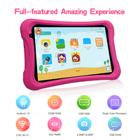 Tablette et stylo éducatifs pour enfants de 8 pouces avec Wifi Android 2 Go + 64 Go Android 10 Tablette Ips à écran tactile pour enfants Tablette PC avec étui