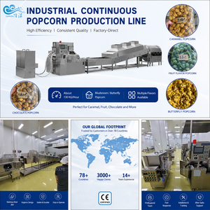 Máquina Industrial para Hacer Palomitas de Maíz de 100L/200L, Línea Automática para Palomitas Dulces de Caramelo y Saladas para Fábricas de Palomitas - Product Image 2