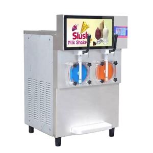 เครื่องทำกาแฟค็อกเทลเชิงพาณิชย์ เครื่องทำน้ำแข็งปั่น 2 รสชาติ เครื่องทำเครื่องดื่มแช่แข็งแบบกรานิต้า เครื่องทำมาร์การิต้า เครื่องทำไอศกรีมนุ่ม - Product Image 1