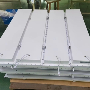 Panneau lumineux à intensité variable rectangulaire, éclairage <span class=keywords><strong>de</strong></span> vente au détail, étanche <span class=keywords><strong>IP65</strong></span>, boîte lumineuse d'affichage pour usine, entrepôt, 4x4, 2x4, 1x4, personnalisable - Product Image 1