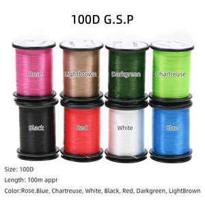 Filo in Polietilene G.S.P 30D 50D 75D 100D 200D Resistente per Costruzione Mosche, Colore Bianco e Nero, per Mosche da Pesca in Acqua Salata / Luccio - Product Image 4