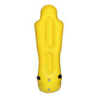 Vente en gros usine – Mannequin de football gonflable portable pour adulte, rouge et jaune, 175 cm, en PVC, très populaire, pour intérieur et extérieur