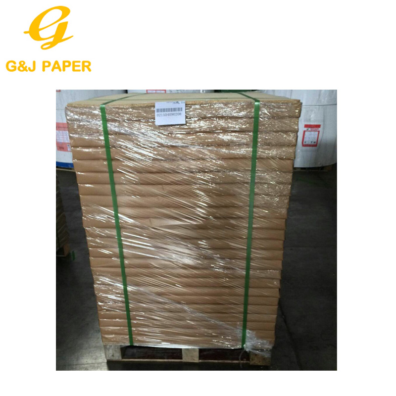 Duplex Board for Packing/One Side Grey Cardboard 250 300 350 to 400 Gsm White Top Grey Back