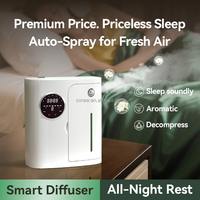 Diffuseur intelligent mural à deux fluides avec logo personnalisé - Appareil d'aromathérapie sans eau en plastique pour hôtels