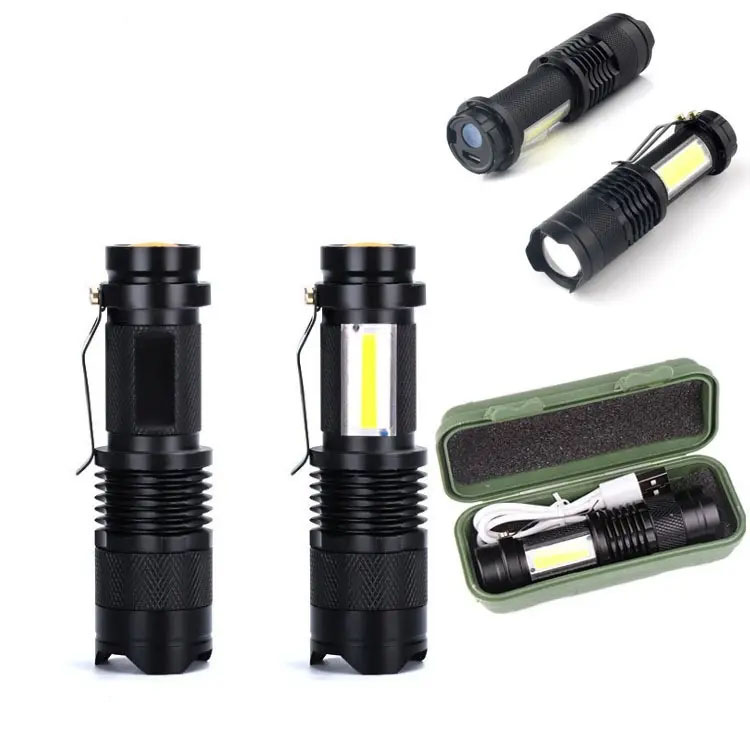 GARIDA XPE COB аккумулятор USB перезаряжаемый фонарик новый для GCLF-007 дома на открытом воздухе Многофункциональный светодиодный Выдвижной черный 90