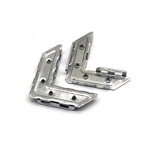 Connecteur d'angle en alliage d'aluminium pour porte et fenêtre, 57x16,5 mm, épaissi, à angle droit, accessoire de quincaillerie - Product Image 2