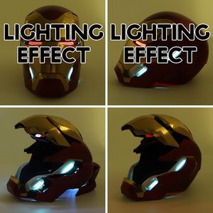 Casco de <span class=keywords><strong>Iron</strong></span> <span class=keywords><strong>Man</strong></span> MK50 con Comando de Voz, Máscara de Superhéroe Usable, Gran Venta - Product Image 5
