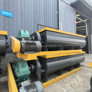 Mélangeur à double arbre de 1 à 10 tonnes Mélangeur d'engrais organique Mélangeur à palettes - Product Image 2