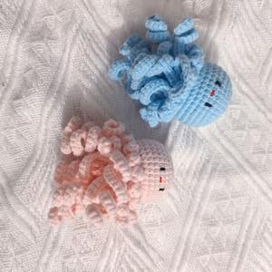 CHANXU CRAFT Pendentif en laine crochetée fait main DIY, porte-clés, série marine, animal, pieuvre et <span class=keywords><strong>hippocampe</strong></span>, coquillage, cadeau pour les amoureux - Product Image 4