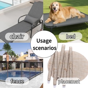 <span class=keywords><strong>Tissu</strong></span> en maille PVC polyvalent pour l'extérieur-Parfait pour les meubles rembourrés, les lits pour chiens et les écrans de confidentialité - Product Image 6