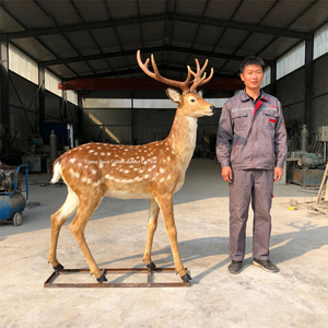 Thực tế Sika Hươu tượng animatronic động vật cho vườn thú trang trí Giáng sinh - Product Image 1